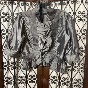 Elegant Gray Blazer by Cachet